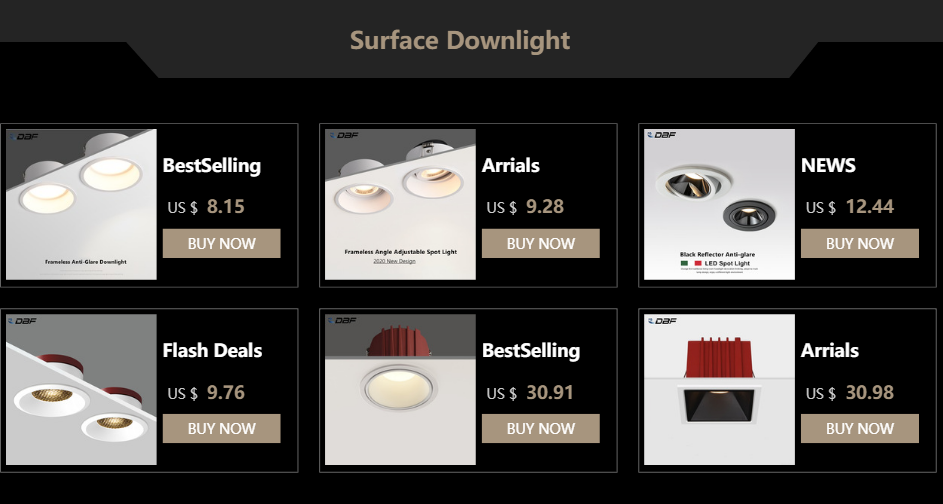 LED Recessed Downlight Dimmable 5W 7W 10W 12W 18W 20W 3000K/4000K/6000K Angle Adjust Ceiling Spot Light DBF 2020 New Deep-glare