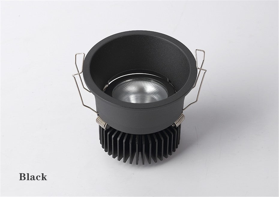 LED Recessed Downlight Dimmable 5W 7W 10W 12W 18W 20W 3000K/4000K/6000K Angle Adjust Ceiling Spot Light DBF 2020 New Deep-glare