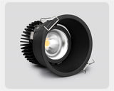 LED Recessed Downlight Dimmable 5W 7W 10W 12W 18W 20W 3000K/4000K/6000K Angle Adjust Ceiling Spot Light DBF 2020 New Deep-glare