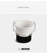 LED Recessed Downlight Dimmable 5W 7W 10W 12W 18W 20W 3000K/4000K/6000K Angle Adjust Ceiling Spot Light DBF 2020 New Deep-glare