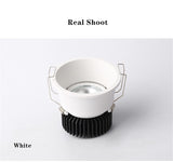 LED Recessed Downlight Dimmable 5W 7W 10W 12W 18W 20W 3000K/4000K/6000K Angle Adjust Ceiling Spot Light DBF 2020 New Deep-glare