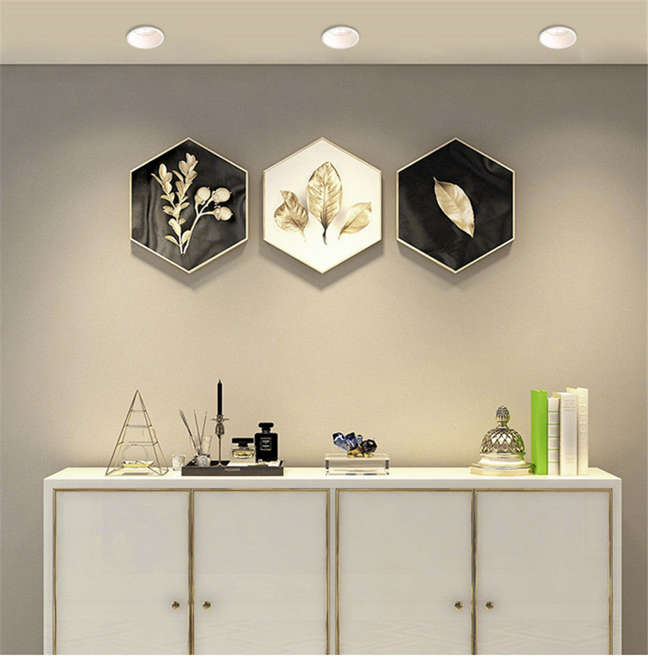 LED Recessed Downlight Dimmable 5W 7W 10W 12W 18W 20W 3000K/4000K/6000K Angle Adjust Ceiling Spot Light DBF 2020 New Deep-glare