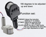 LED flood light 10W 20w 30w 50w 220V 110V PIR Motion sensor Induction Sense lampled downlights outdoor light