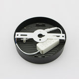 LED Panel Light 1pcs black 6W 9w 12W 18W 24w Surface Mounted LED Ceiling Lights AC85-265V Round Square LED Downlight