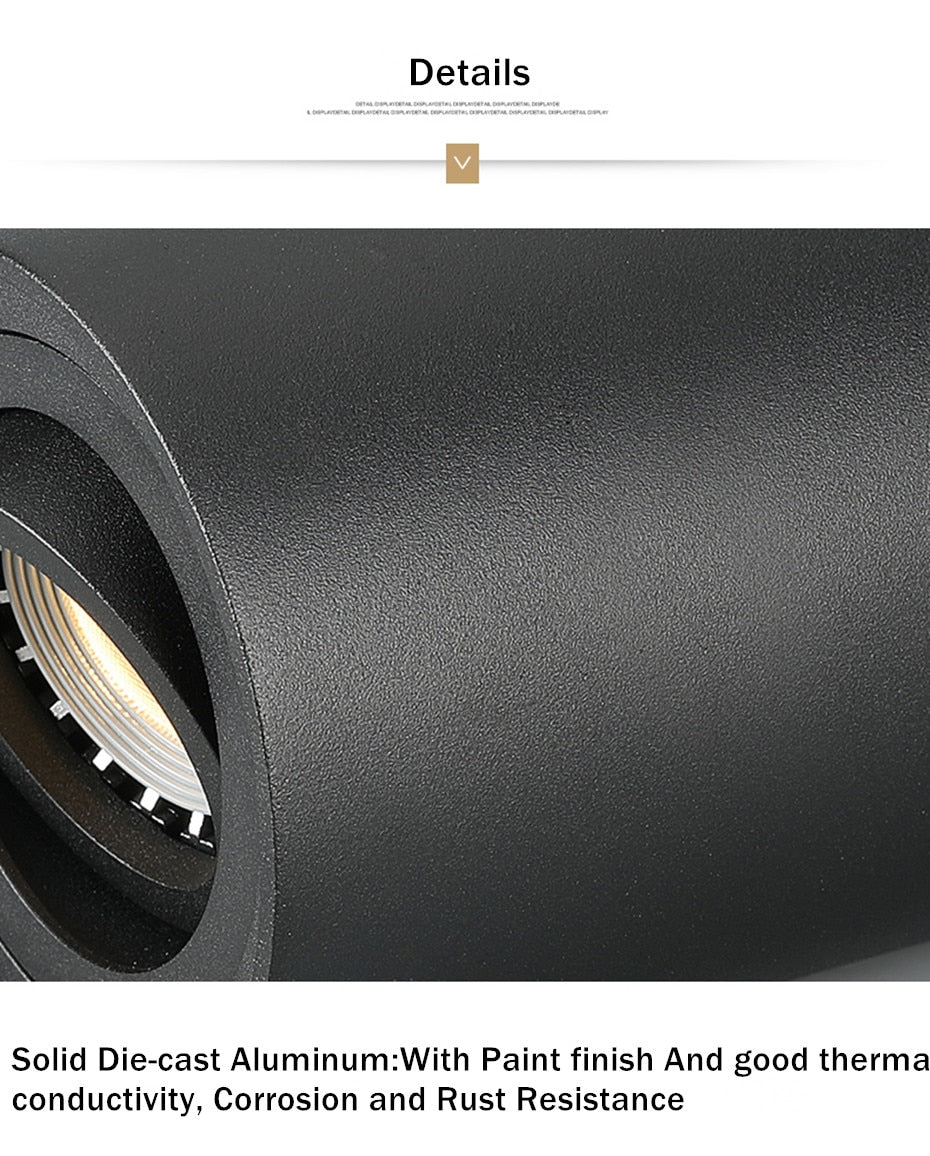 Led Downlight Surface Mounted Ceiling Downlight GU10 5W 10W Spot Led Lamp For Home Hotel Decoration Lighting