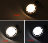 Spot Led Downlights Lamp Round Recessed 8W 110-240V 90mm Cut Hole Aluminum GX53 Light Source 3000K/4000K/6000K