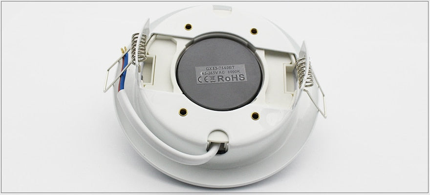 Spot Led Downlights Lamp Round Recessed 8W 110-240V 90mm Cut Hole Aluminum GX53 Light Source 3000K/4000K/6000K