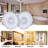 6PCS Waterproof 5W 7W LED Recessed Downlight Ultra Thin Bathroom Lamp Dimmable Round Driveless Ceiling Lighting AC 85-265V