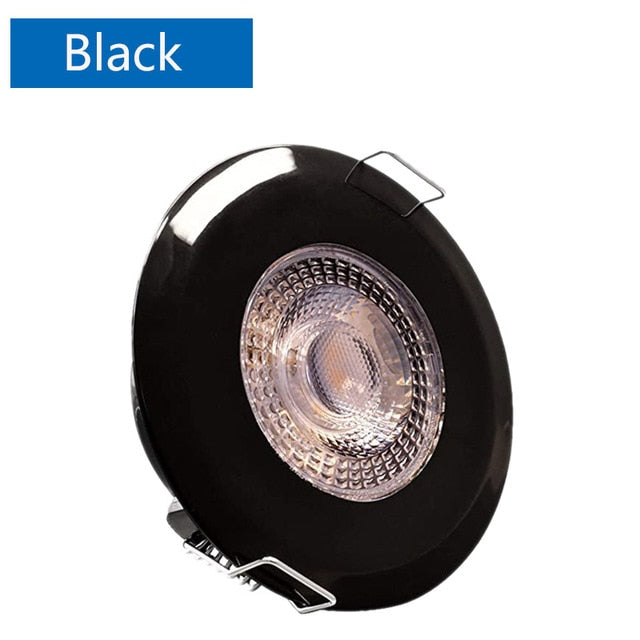 6PCS Waterproof 5W 7W LED Recessed Downlight Ultra Thin Bathroom Lamp Dimmable Round Driveless Ceiling Lighting AC 85-265V