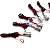 Mini Indoor LED Spot Light 9PCS /1set 12V Downlight Dimmable Recessed Ceiling Stair Light 1W Showcase Cabinet Lights