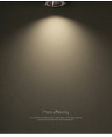 Aisilan LED Downlight White/Black Round Recessed Lamp Super bright 9W Indoor Spot lighting for Bedroom Kitchen