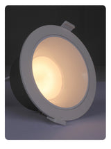 Aisilan LED Downlight White/Black Round Recessed Lamp Super bright 9W Indoor Spot lighting for Bedroom Kitchen