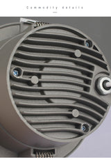 Aisilan LED Downlight White/Black Round Recessed Lamp Super bright 9W Indoor Spot lighting for Bedroom Kitchen