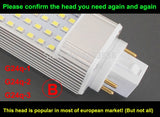 LED Pl bulb Lamp 4 pins G24 5W 7W 9W 10W 11W 12W 14W SMD5730 5050 2835 led plc downlight light AC85-265V 110V 220V 230V 240V