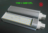 LED Pl bulb Lamp 4 pins G24 5W 7W 9W 10W 11W 12W 14W SMD5730 5050 2835 led plc downlight light AC85-265V 110V 220V 230V 240V