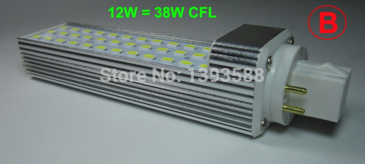 LED Pl bulb Lamp 4 pins G24 5W 7W 9W 10W 11W 12W 14W SMD5730 5050 2835 led plc downlight light AC85-265V 110V 220V 230V 240V