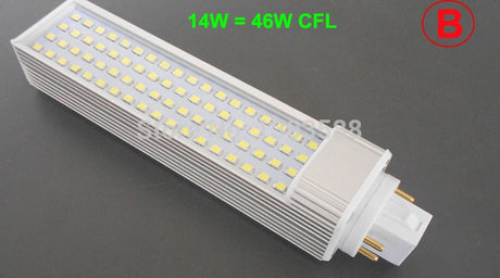 LED Pl bulb Lamp 4 pins G24 5W 7W 9W 10W 11W 12W 14W SMD5730 5050 2835 led plc downlight light AC85-265V 110V 220V 230V 240V