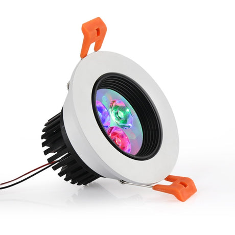 LED Downlights 4pcs/lot 5W RGB Remote Control Spotlight Color Spot Led Ceiling Lamp for Foyer Bedroom led lights home decor