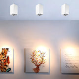 Square LED Surface Mounted Downlight Shining Reflector 15W 20W Ceiling Spot Lamp Square Black/White Housing Indoor Lights