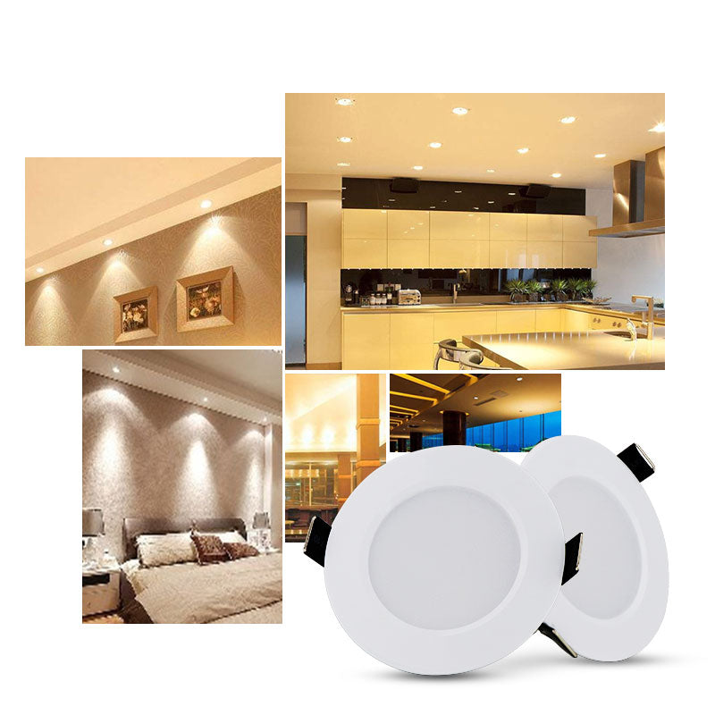 Dimmable Waterproof LED Downlight 10pcs 220V 5W/7W/9W/12W/15W LED Bulb Light Recessed LED Spot Light For Bathroom Kitchen