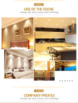 Dimmable Waterproof LED Downlight 10pcs 220V 5W/7W/9W/12W/15W LED Bulb Light Recessed LED Spot Light For Bathroom Kitchen