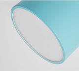 Surface mounted downlight household led Nordic modern minimalist porch corridor aisle macaron solid wood ceiling lamp