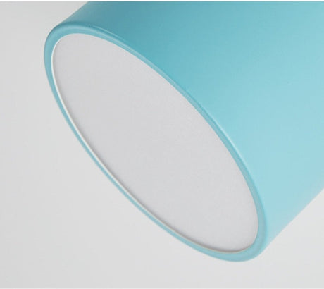 Surface mounted downlight household led Nordic modern minimalist porch corridor aisle macaron solid wood ceiling lamp