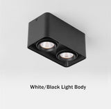 Square COB LED Dimmable Downlights 10W 12W 20W 24W Surface Mounted LED Ceiling Lamps Spot Light 3000K/4000K/6000K AC85-265V