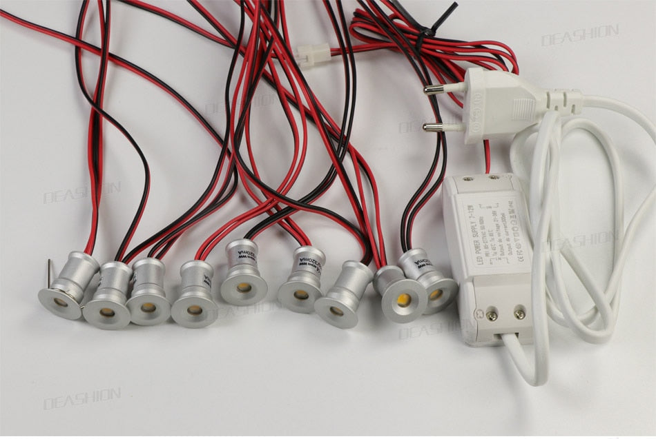 Mini Spot led Light Dimmable led downlight 1W Round Recessed Ceiling Spot Lighting LED Down Lamp Pot Light 220V 110V Cabinet kit