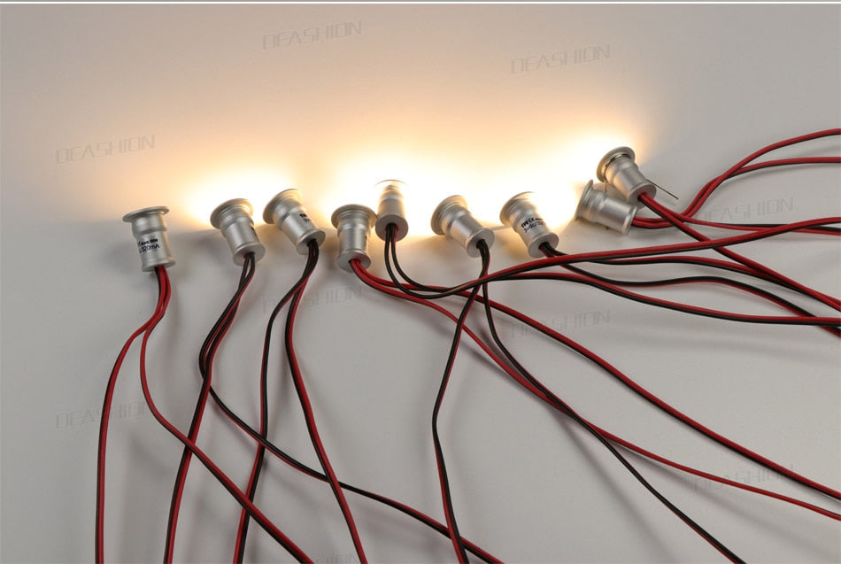 Mini Spot led Light Dimmable led downlight 1W Round Recessed Ceiling Spot Lighting LED Down Lamp Pot Light 220V 110V Cabinet kit