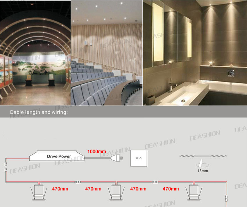 Mini Spot led Light Dimmable led downlight 1W Round Recessed Ceiling Spot Lighting LED Down Lamp Pot Light 220V 110V Cabinet kit