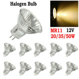 Halogen Bulb 1pcs MR11 20/35/50W 12V Spot Lamp Light Bulbs Replace Spotlight Reflector Lamp Glass Downlight Fitting Wall Lamp