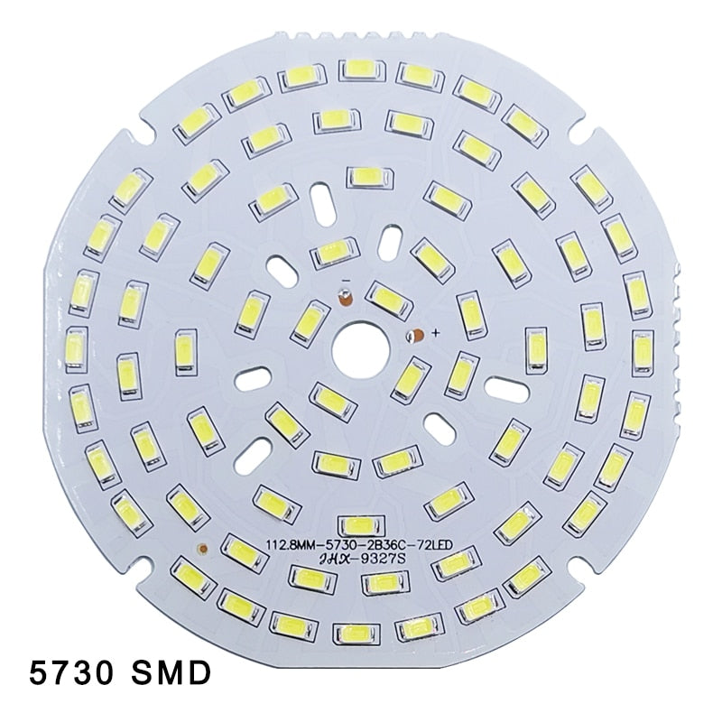 LED SMD Chip 5pcs/lot 3W 7W 12W 18W 24W 36W 5730 Brightness Light Board For led bulb led downlight