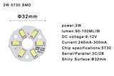 LED SMD Chip 5pcs/lot 3W 7W 12W 18W 24W 36W 5730 Brightness Light Board For led bulb led downlight