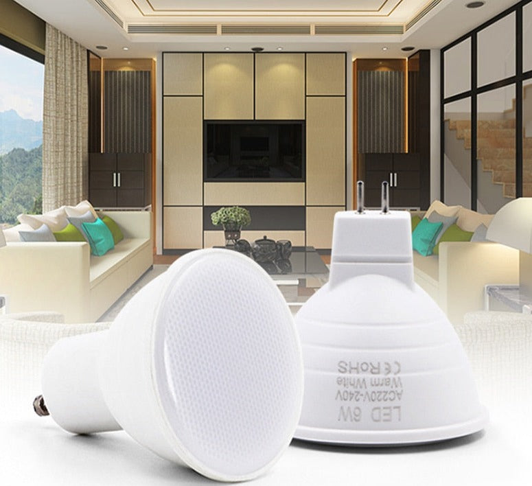 Bombillas LED Lamp GU10 MR16 220V LED spotlight 3W 6W LED Downlight ceiling light Lampara LED bulb