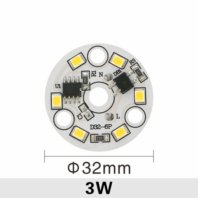 LED Chip for Downlight 3W 5W 7W 9W 12W 15W 18W SMD 2835 Round Light Beads AC 220V-240V Led Downlight Chip Lighting Spotlight