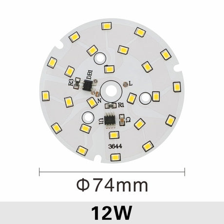 LED Chip for Downlight 3W 5W 7W 9W 12W 15W 18W SMD 2835 Round Light Beads AC 220V-240V Led Downlight Chip Lighting Spotlight