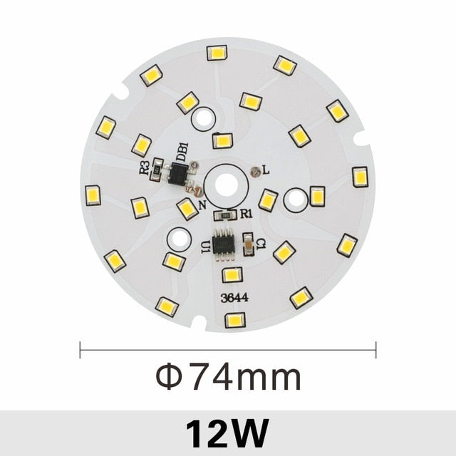 LED Chip for Downlight 3W 5W 7W 9W 12W 15W 18W SMD 2835 Round Light Beads AC 220V-240V Led Downlight Chip Lighting Spotlight