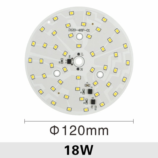 LED Chip for Downlight 3W 5W 7W 9W 12W 15W 18W SMD 2835 Round Light Beads AC 220V-240V Led Downlight Chip Lighting Spotlight