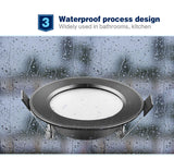 LED Downlight 220V 230V Waterproof Ceiling Lamp 3w 5w 7w 9w 12w 15w 18W Aluminum Recessed Downlights Round Led Panel Light Indoor