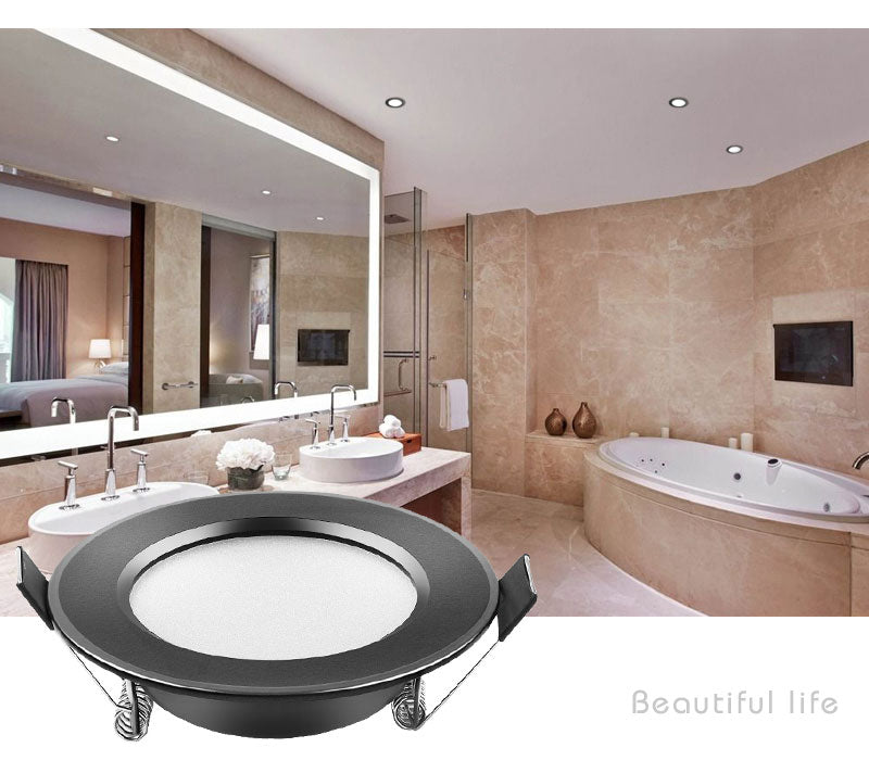 LED Downlight 220V 230V Waterproof Ceiling Lamp 3w 5w 7w 9w 12w 15w 18W Aluminum Recessed Downlights Round Led Panel Light Indoor