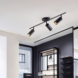 Surface Ceiling LED 4 Spotlight For Background Wall Living Room Collocation Track Light Lamps Adjustable Modern Downlight Spot