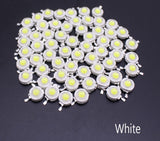 LED COB 10-1000Pcs Lamp Chip 1W 3W 3.2-3.6V Input 100-220LM Mini LED Bulb Diode SMD For DIY LED Floodlight Spotlight Downlight