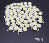 LED COB 10-1000Pcs Lamp Chip 1W 3W 3.2-3.6V Input 100-220LM Mini LED Bulb Diode SMD For DIY LED Floodlight Spotlight Downlight