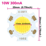 LED 20pcs 3W 5W 7W 10W Source Chip a lot High Power LED COB Light Bulb 20MM Light Lamp For DIY SpotLight Downlight Lamps