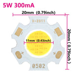LED 20pcs 3W 5W 7W 10W Source Chip a lot High Power LED COB Light Bulb 20MM Light Lamp For DIY SpotLight Downlight Lamps