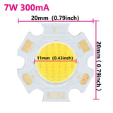 LED 20pcs 3W 5W 7W 10W Source Chip a lot High Power LED COB Light Bulb 20MM Light Lamp For DIY SpotLight Downlight Lamps