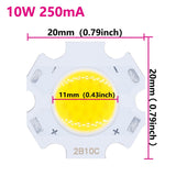 LED 20pcs 3W 5W 7W 10W Source Chip a lot High Power LED COB Light Bulb 20MM Light Lamp For DIY SpotLight Downlight Lamps