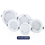 Led Downlight 2pcs/lot 5W 9W 12W 15W 18W AC 220V 230V 240V LED Ceiling Bathroom Lamps Living Room Light Home Indoor Lighting