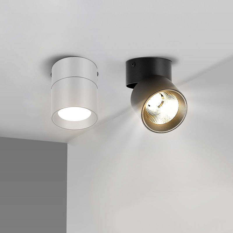 Led Spot Light 220V Spotlight Lamp COB Ceiling Spots Focus Led Downlights Foldable Fixture Down Lights Indoor Lighting For Home